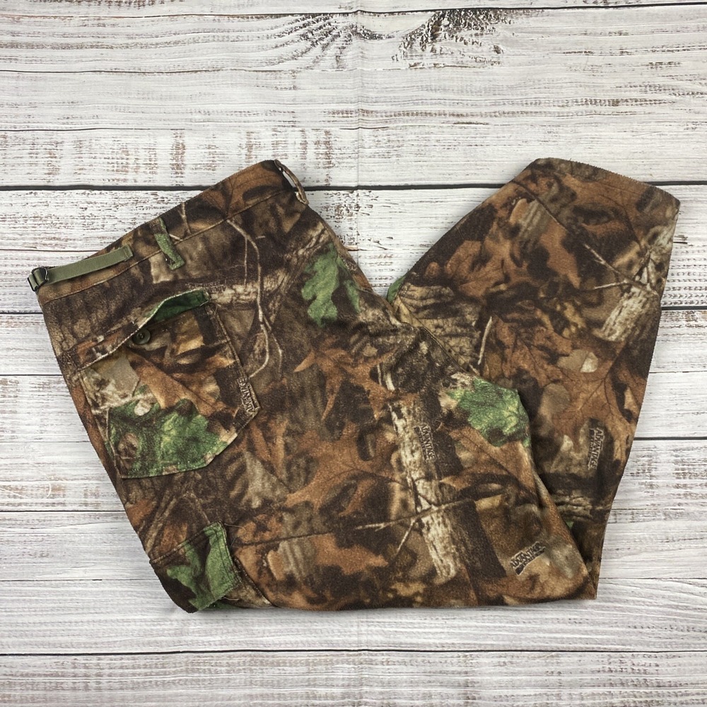 VTG Red Head Hunting Pants Camouflage Advantage Timber 3XL Made In USA‎ Flannel